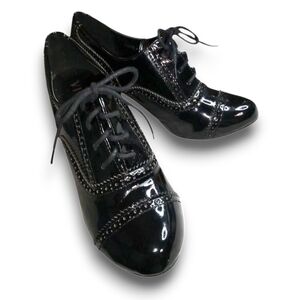 Vivacouture Black Patent Leather Heels